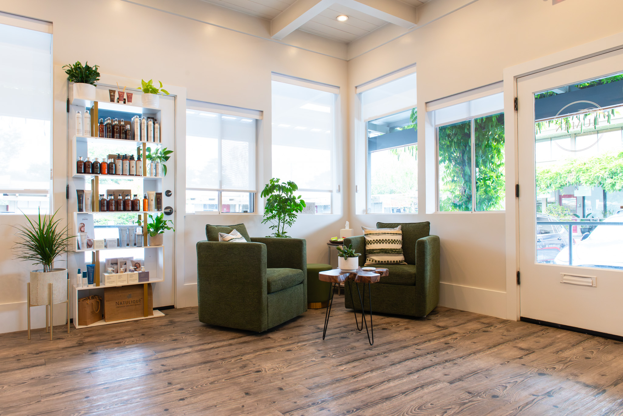 Lumen Hair Studio seating area - Mill Valley CA